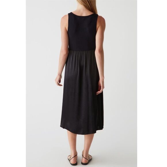 Michael Stars Bridgette Mixed Media Tank Midi Dress New! - Picture 6 of 14
